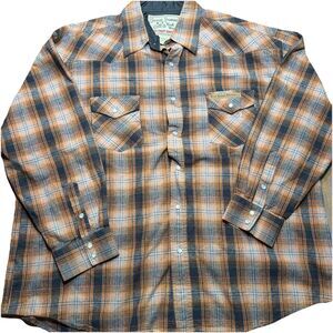 West Coast Choppers Jesse James Lined Flannel Shirt Jacket 2XL Iron Cross Y2K!